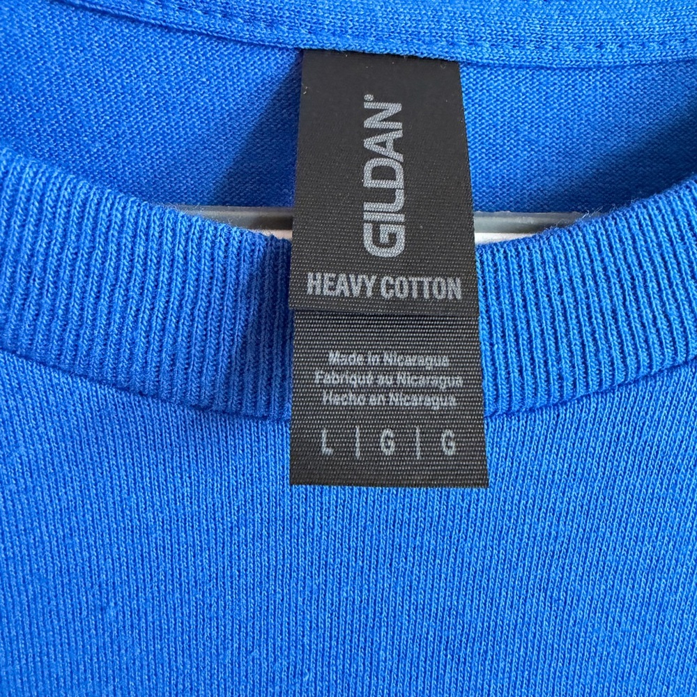 Bundle Gildan Tshirts Blue, Orange, and White. - Picture 2 of 9